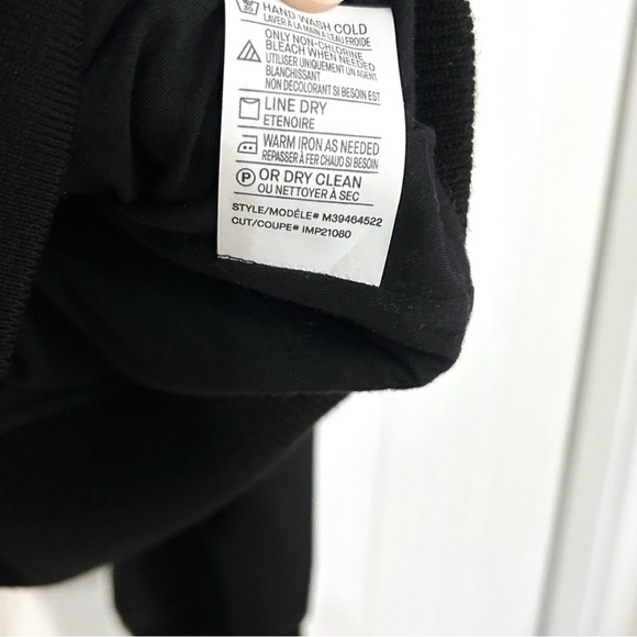 Vince Black Satin Cotton Merino Wool Trim Zip Up Hoodie Jacket - Picture 7 of 8